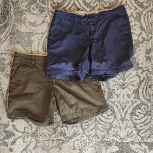 Eddie Bauer Navy And Olive Shorts